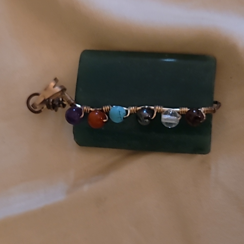 Turquoise crystal pendant for necklace